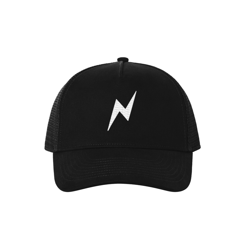 Trucker Cap White Logo
